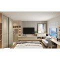 MDF Wood Color Closet Furniture Bedroom Wardrobe with E1 Standard
